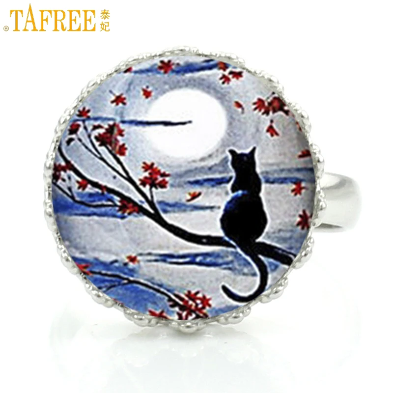 TAFREE 2017 new handmade cute moon and cat jewelry lovely pet cat photo men women rings love animal gifts crown ring charm NS674
TAFREE 2017 new handmade cute moon and cat jewelry lovely pet cat photo men women rings love animal gifts crown ring charm NS674