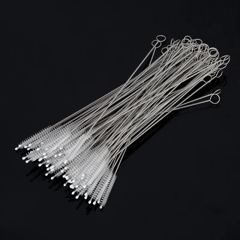 100pcs 240MM*12MM High Quality Thickened Stainless Steel Straw Brush Fit For 8mm 10mm 12mm diameter drinking straws
100pcs 240MM*12MM High Quality Thickened Stainless Steel Straw Brush Fit For 8mm 10mm 12mm diameter drinking straws