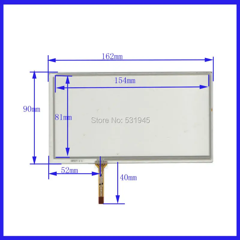 ZhiYuSun 162mm*90mm 162*90 GPS navigation 7 -inch resistive touchscreen display on the outside flat screen handwriting
ZhiYuSun 162mm*90mm 162*90 GPS navigation 7 -inch resistive touchscreen display on the outside flat screen handwriting