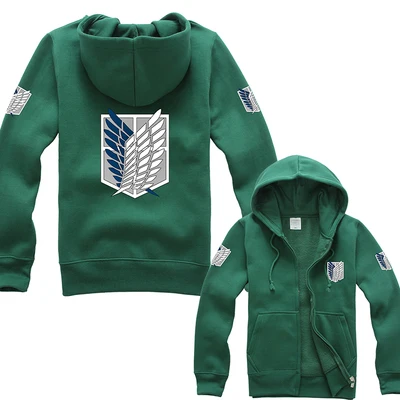 New Anime Attack on Titan Cosplay Costumes Hoodie Green Black Scouting Legion Hooded Sweater for Unisex
New Anime Attack on Titan Cosplay Costumes Hoodie Green Black Scouting Legion Hooded Sweater for Unisex