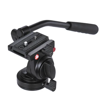 KH-6750 Aluminum Photography Video Tripod Head Fluid Drag Hydraulic Head With Handgrip For Canon Nikon DSLR Cameras Camcorder
KH-6750 Aluminum Photography Video Tripod Head Fluid Drag Hydraulic Head With Handgrip For Canon Nikon DSLR Cameras Camcorder