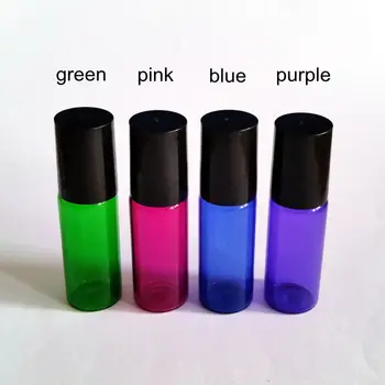 20pcs/lot 5ml Thin Glass Perfume Roll on Bottle with Stainless Steel/Glass Ball Essential Oil Bottle Pink Blue Black Green 
20pcs/lot 5ml Thin Glass Perfume Roll on Bottle with Stainless Steel/Glass Ball Essential Oil Bottle Pink Blue Black Green