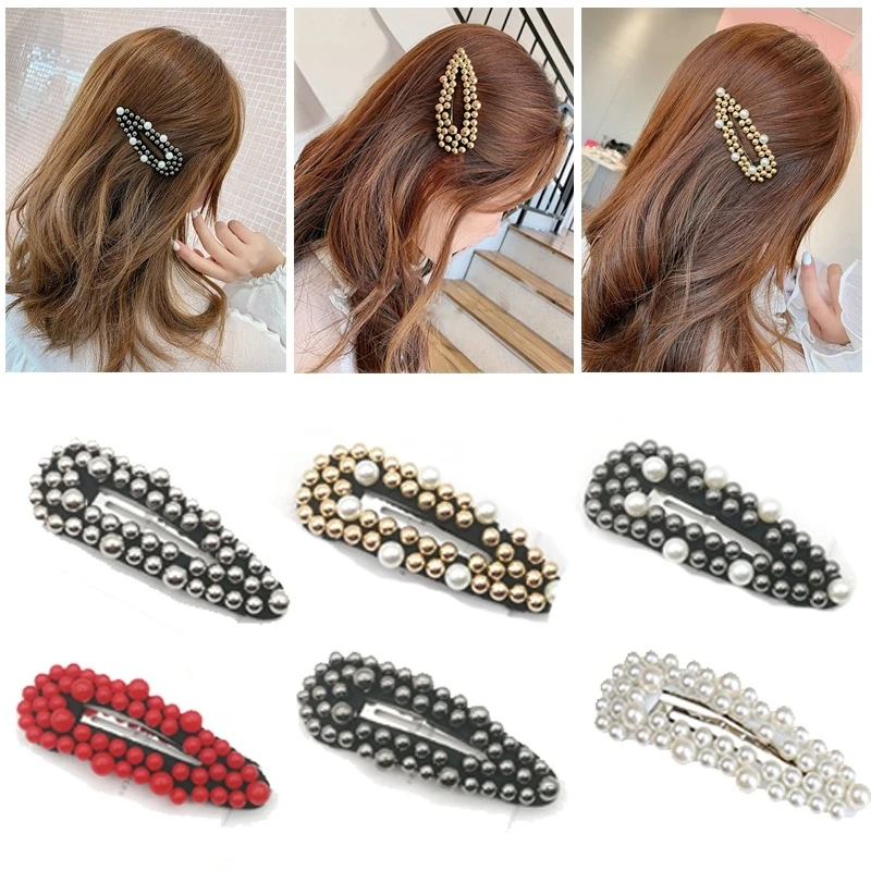 Women Fashion Alloy Beads Hair Clips for Women Imitiation Pearl Vintage Barrette Hairpins Waterdrop Hairpins Korea Hair Jewelry
Women Fashion Alloy Beads Hair Clips for Women Imitiation Pearl Vintage Barrette Hairpins Waterdrop Hairpins Korea Hair Jewelry