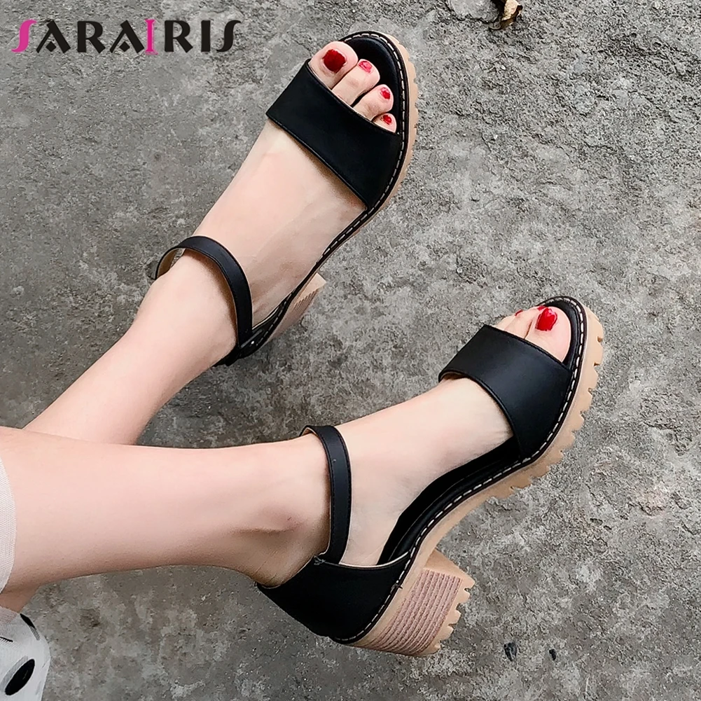 SARAIRIS Fashion Summer Sandals Women Shoes Woman Chunky Heels Platform Buckle Strap Casual Sandals Woman Shoes
SARAIRIS Fashion Summer Sandals Women Shoes Woman Chunky Heels Platform Buckle Strap Casual Sandals Woman Shoes