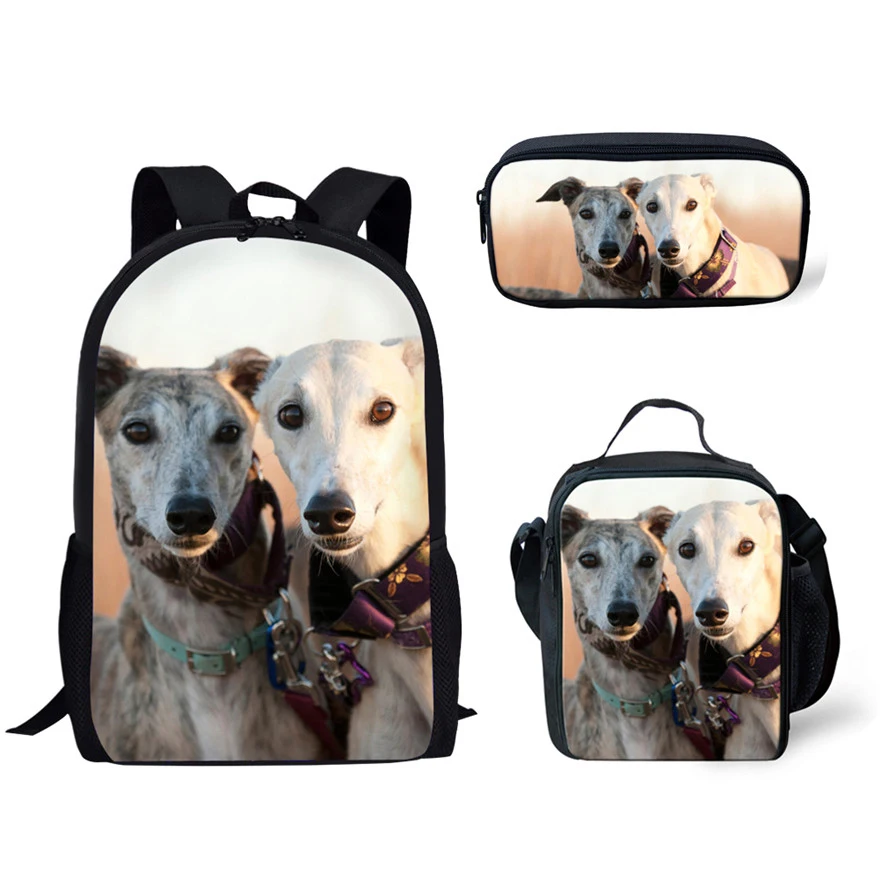 NOISYDESIGN 3D Greyhound Printing School Bags for Kids Large Capacity Book Bag Teenager Girls 3pcs/set School Bagpack Satchel
NOISYDESIGN 3D Greyhound Printing School Bags for Kids Large Capacity Book Bag Teenager Girls 3pcs/set School Bagpack Satchel