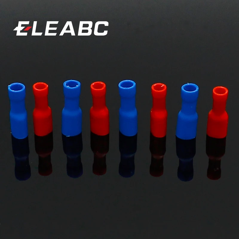 200pcs 100 Red + 100 Blue Fully Insulated 4.8mm Female Spade Connector Crimp Terminal
200pcs 100 Red + 100 Blue Fully Insulated 4.8mm Female Spade Connector Crimp Terminal