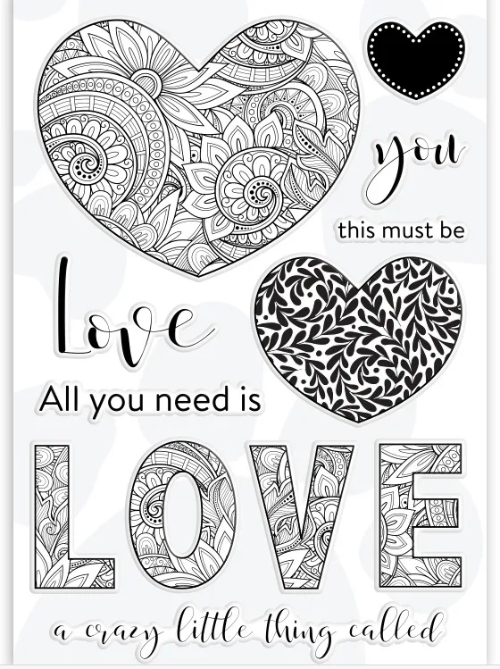Love / Heart Transparent Clear Silicone Stamp/Seal for DIY scrapbooking/photo album Decorative clear stamp sheets 1355
Love / Heart Transparent Clear Silicone Stamp/Seal for DIY scrapbooking/photo album Decorative clear stamp sheets 1355