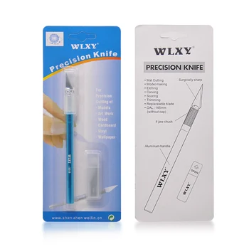 X-ACTO Z Series Knife Zirconium Nitride Coate with 4 Pcs No.11 Blade Type A Craping Cutter Drawing Knife DIY Tool
X-ACTO Z Series Knife Zirconium Nitride Coate with 4 Pcs No.11 Blade Type A Craping Cutter Drawing Knife DIY Tool