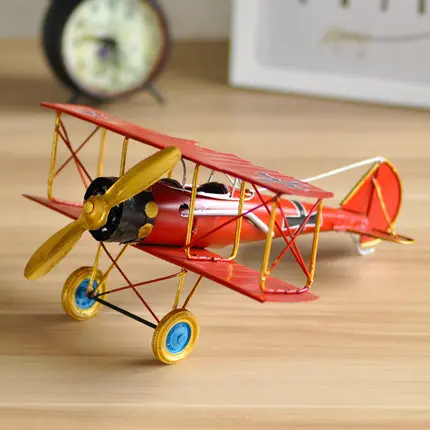 Vintage American aircraft model Home Furnishing small living room decor decoration tin children room decoration photography prop
Vintage American aircraft model Home Furnishing small living room decor decoration tin children room decoration photography prop