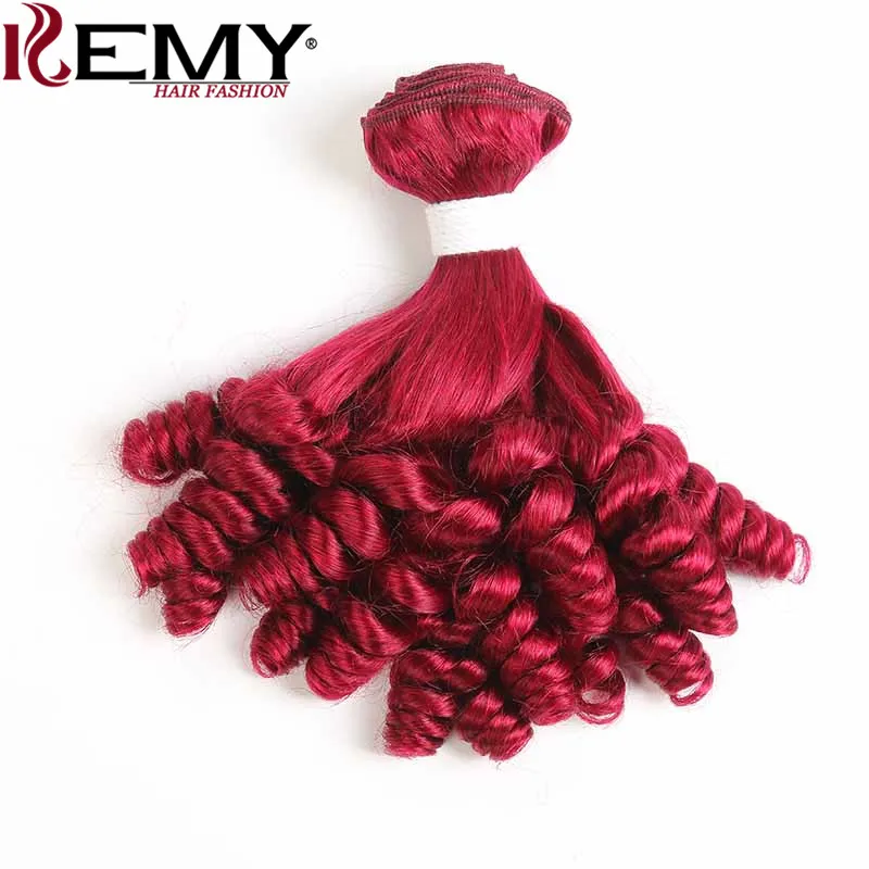 99J/Burgundy Red Color Funmi Curly Human Hair Bundles 1PC Human Hair Weave Bundles KEMY HAIR Brazilian Non-Remy Hair Extension
99J/Burgundy Red Color Funmi Curly Human Hair Bundles 1PC Human Hair Weave Bundles KEMY HAIR Brazilian Non-Remy Hair Extension