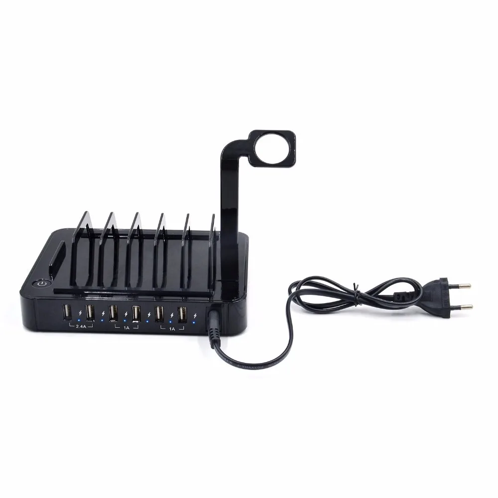 Multi Function Universal USB Charging Station Dock Stand Holder 6 Ports 2.4A Charger For iPhone 5 SE 6 7For Samsung LG Huawei
Multi Function Universal USB Charging Station Dock Stand Holder 6 Ports 2.4A Charger For iPhone 5 SE 6 7For Samsung LG Huawei