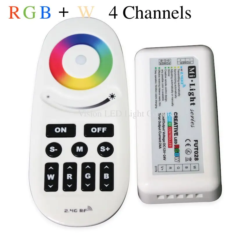 Milight 2.4GHz RF LED Remote controller, FUT028, RGB W LED Strip Controller RF Touch / Button Remote Control
Milight 2.4GHz RF LED Remote controller, FUT028, RGB W LED Strip Controller RF Touch / Button Remote Control