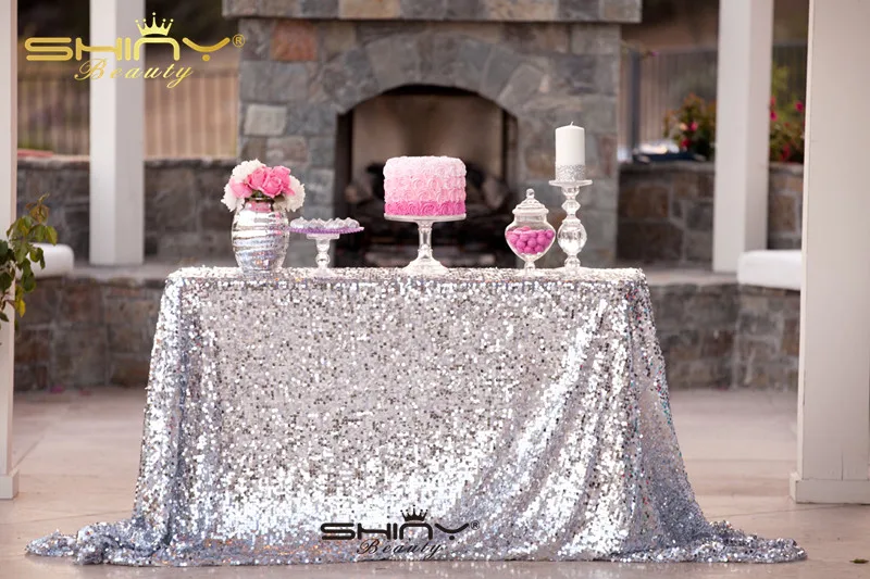 90x132-Inch Banquet Silver Sequin TableCloth Silver Sequined Table Cloth Wholesale Silver Sequin Table Linens Events Decora-a
90x132-Inch Banquet Silver Sequin TableCloth Silver Sequined Table Cloth Wholesale Silver Sequin Table Linens Events Decora-a