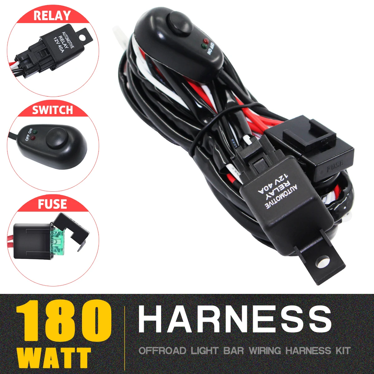 1Pcs DRL Controller 180W 12V 40A Switch Automotive Relay Wiring Kit Light Wire for Offroad Boat Car Tractor Truck 4x4 SUV ATV Au
1Pcs DRL Controller 180W 12V 40A Switch Automotive Relay Wiring Kit Light Wire for Offroad Boat Car Tractor Truck 4x4 SUV ATV Au
