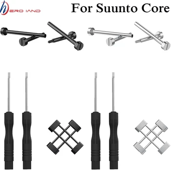 Hero Iand Adapter Connector Set Lugs Screwbars Tools Replacement Accessory Stainless Steel for Suunto Core Smart Watch Bands
Hero Iand Adapter Connector Set Lugs Screwbars Tools Replacement Accessory Stainless Steel for Suunto Core Smart Watch Bands