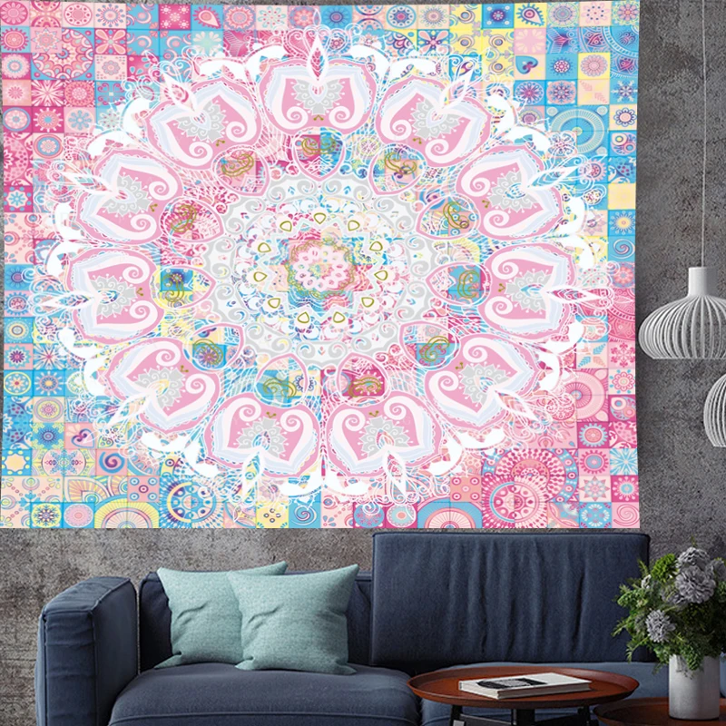 Indian Mandala Tapestry Bohemian Retro Geometry Polyester Wall Hanging Table Cloth Curtain Blanket Yoga Mat Blanket Sandy Beach
Indian Mandala Tapestry Bohemian Retro Geometry Polyester Wall Hanging Table Cloth Curtain Blanket Yoga Mat Blanket Sandy Beach