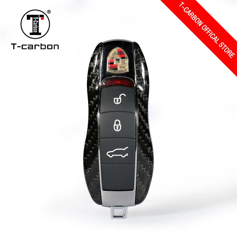 100% Carbon Fiber Car Key Case Protective Shell Styling Bag Box For Porsche Cayenne Macan Cayman Boxster 911 
100% Carbon Fiber Car Key Case Protective Shell Styling Bag Box For Porsche Cayenne Macan Cayman Boxster 911