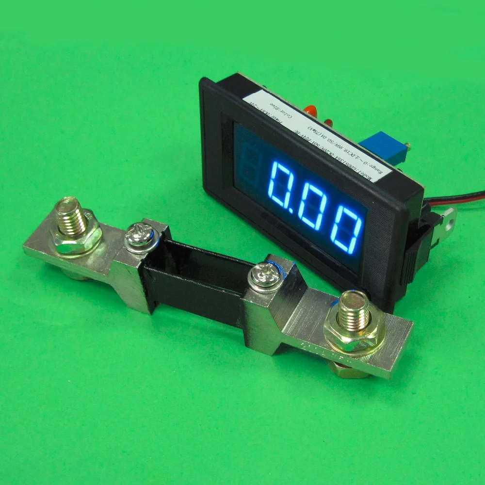 DC 3 1/2 Volt & Amp panel digital meter 200v 200A blue digital display +75mV 200A shunt 2pcs a lot
DC 3 1/2 Volt & Amp panel digital meter 200v 200A blue digital display +75mV 200A shunt 2pcs a lot