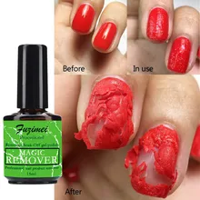 ML de 15 Explosão Mágica Removedor Off Unhas de Gel Polonês Unhas de Gel Limpador Desengordurante Base Fosco Top Coat Polonês Gel Prego arte Cartilha(China)