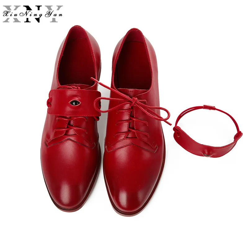 XiuNingYan Shoes Woman Luxury Brand Genuine Leather Women Flat Shoes Lace-up Fashion Handmade Women Casual Oxfords Fashion Shoes
XiuNingYan Shoes Woman Luxury Brand Genuine Leather Women Flat Shoes Lace-up Fashion Handmade Women Casual Oxfords Fashion Shoes