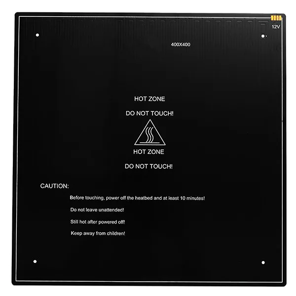 1 Pc 12V 180W 400*400*3mm Thermal Heating Bed Hotbed For 3D Printer Heating Accessories
1 Pc 12V 180W 400*400*3mm Thermal Heating Bed Hotbed For 3D Printer Heating Accessories