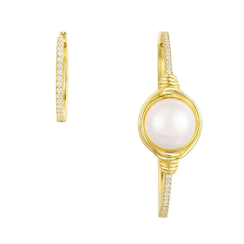 SLJELY New 925 Sterling Silver Asymmetric Yellow Gold Color INTEMPOREL Hoop Earrings with White Pearl Stones Women Brand Jewelry
SLJELY New 925 Sterling Silver Asymmetric Yellow Gold Color INTEMPOREL Hoop Earrings with White Pearl Stones Women Brand Jewelry