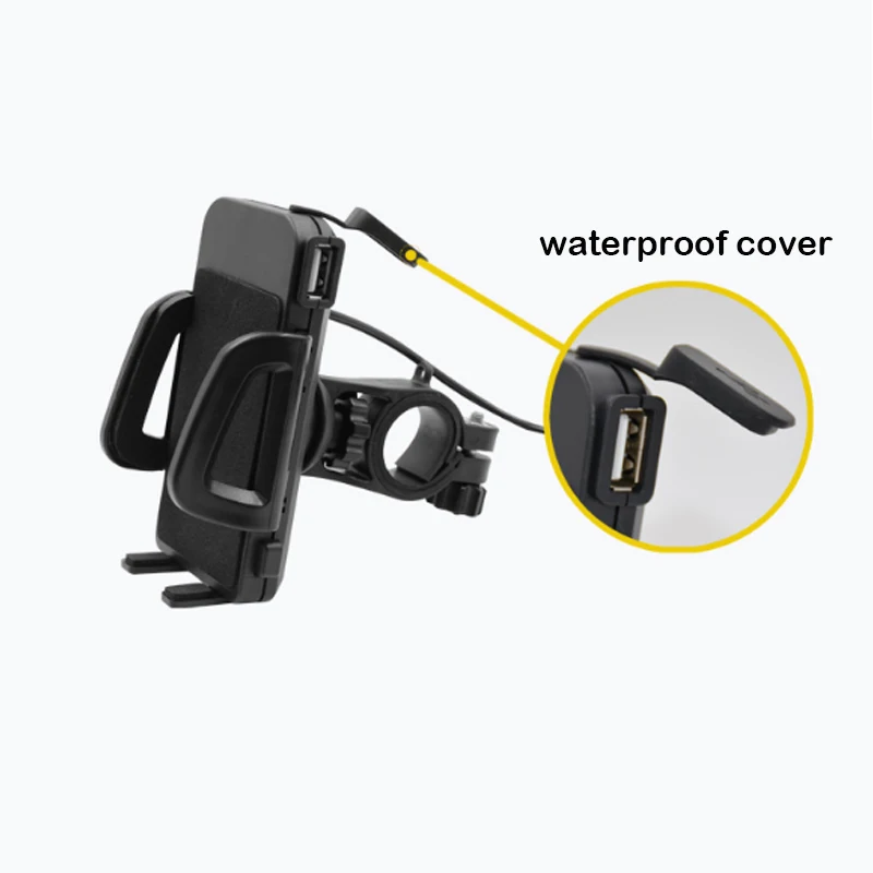Motorcycle Phone Mount Holder with USB Charger Port Universal 12V-24V for 3.5-6inch cell phone
Motorcycle Phone Mount Holder with USB Charger Port Universal 12V-24V for 3.5-6inch cell phone