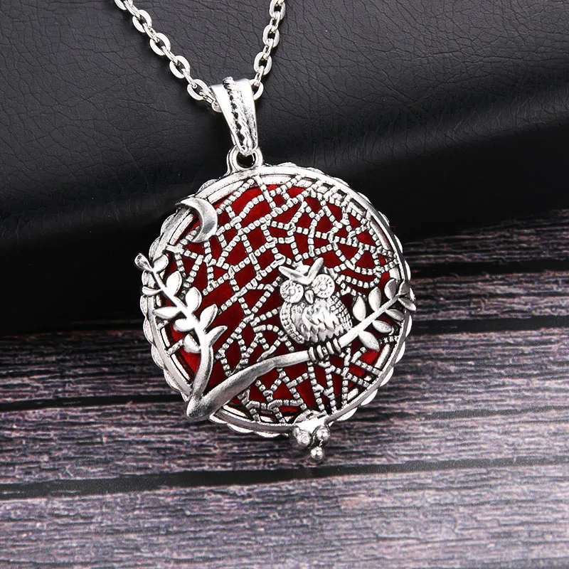 1pc Owl Vintage Aromatherapy Perfume Essential Oils Diffuser Necklace Locket Necklace Pendant Dream Catcher Necklace 8556
1pc Owl Vintage Aromatherapy Perfume Essential Oils Diffuser Necklace Locket Necklace Pendant Dream Catcher Necklace 8556