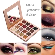 IMAGIC Fard À Paupières 16 Couleur PALETTE maquillage Mat Shimmer Ombre À Paupières Pigmentées de longue durée(China)
