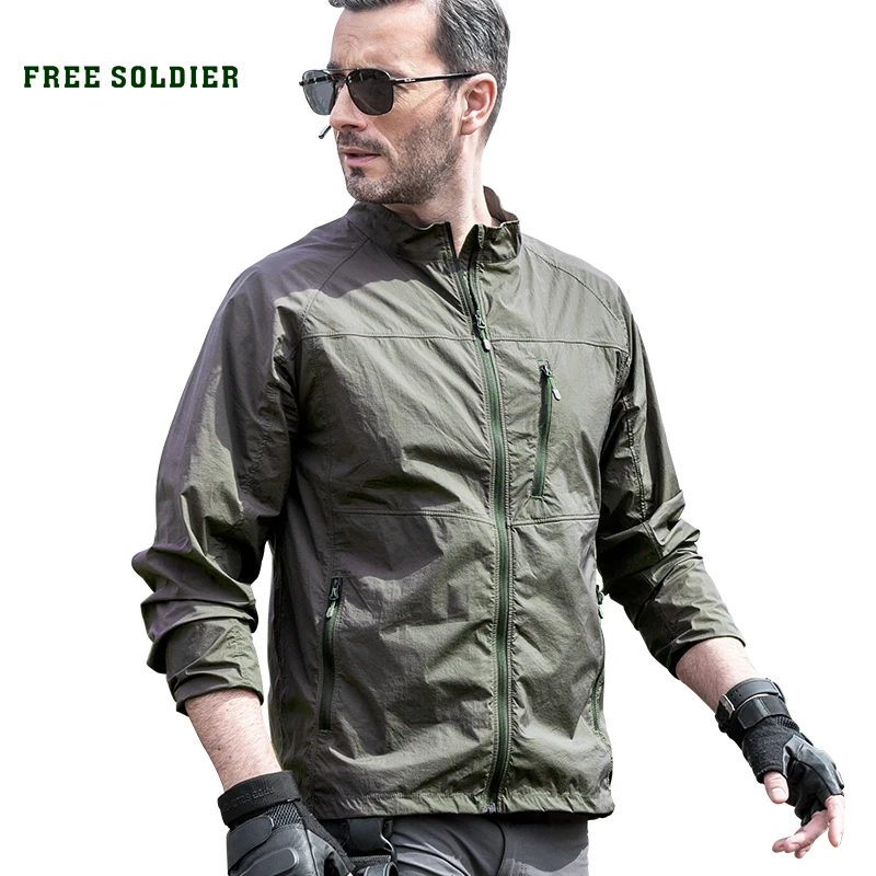FREE SOLDIER Outdoor camping hiking jacket without hood ,high protection from harmful UV rays sun-protective / coat
FREE SOLDIER Outdoor camping hiking jacket without hood ,high protection from harmful UV rays sun-protective / coat
