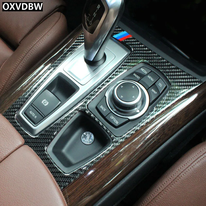 Carbon Fiber Refit Car Interior AC CD Control Decor Frame Gearshift Panel Decoration Sticker for BMW e70 e71 X5 X6 2008-2013
Carbon Fiber Refit Car Interior AC CD Control Decor Frame Gearshift Panel Decoration Sticker for BMW e70 e71 X5 X6 2008-2013
