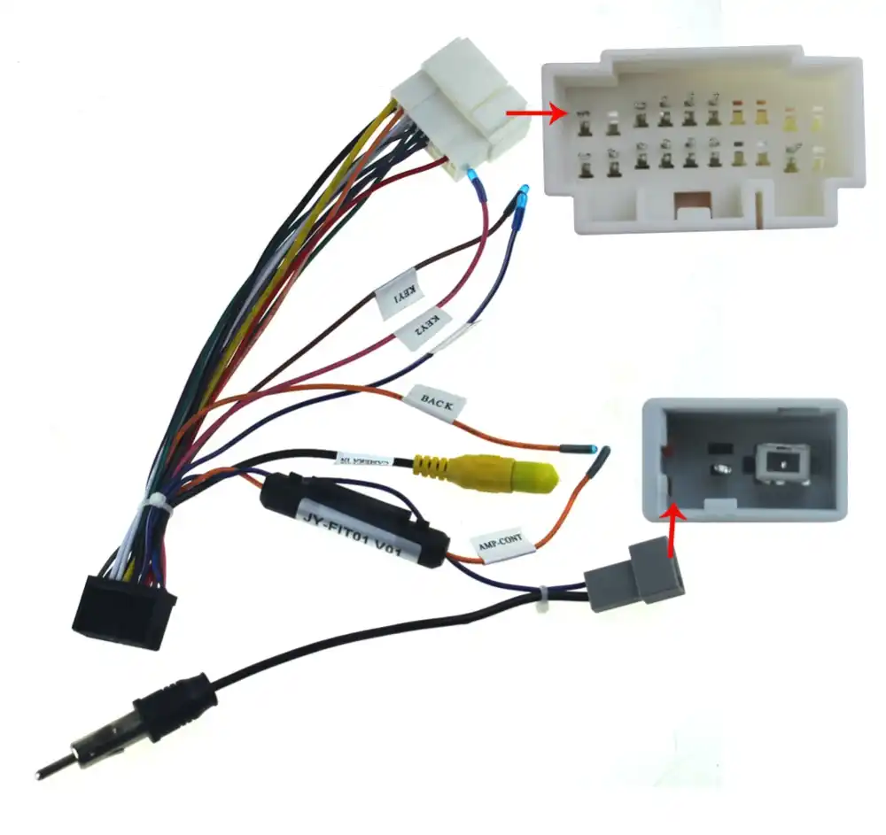 joying wiring iso harness for honda fit car radio power wiring harness connectors install dash kit fits honda crv