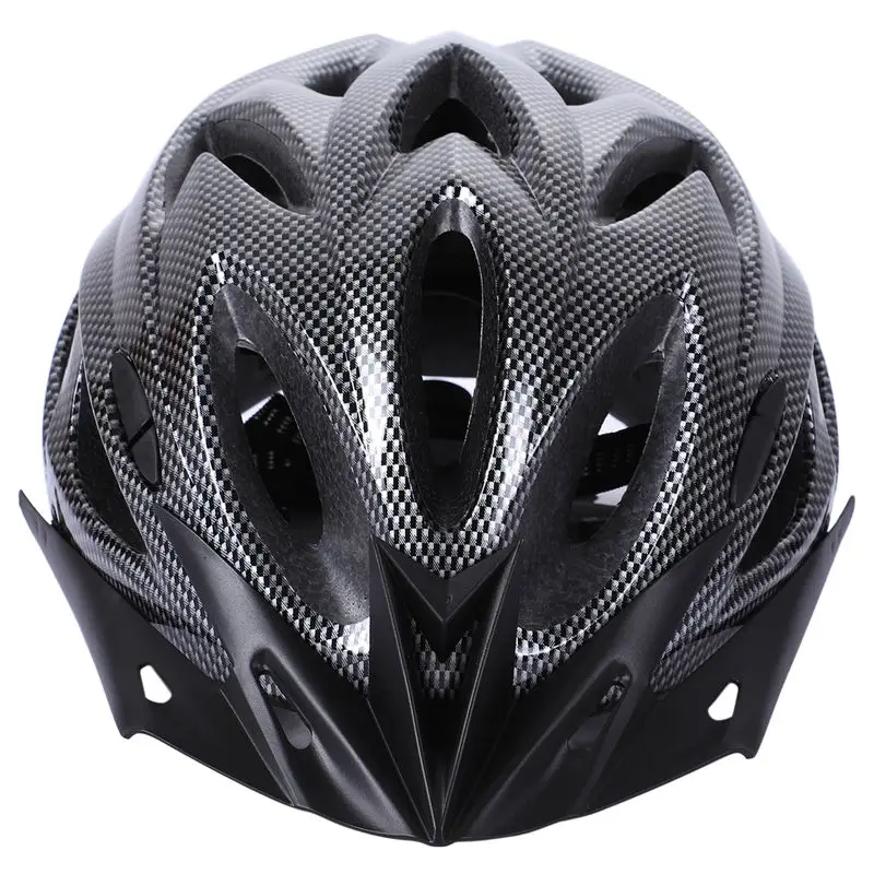 Carbon Bicycle Helmet Bike MTB Cycling Adult Adjustable Unisex Safety Helme 