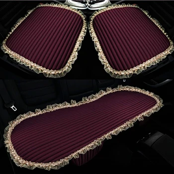 1 Set / 3PCS Lace Floral Patern Car Seat Cover Cushion Front Rear Backseat Seat Cover Auto Seat Protector Mat Pad
1 Set / 3PCS Lace Floral Patern Car Seat Cover Cushion Front Rear Backseat Seat Cover Auto Seat Protector Mat Pad