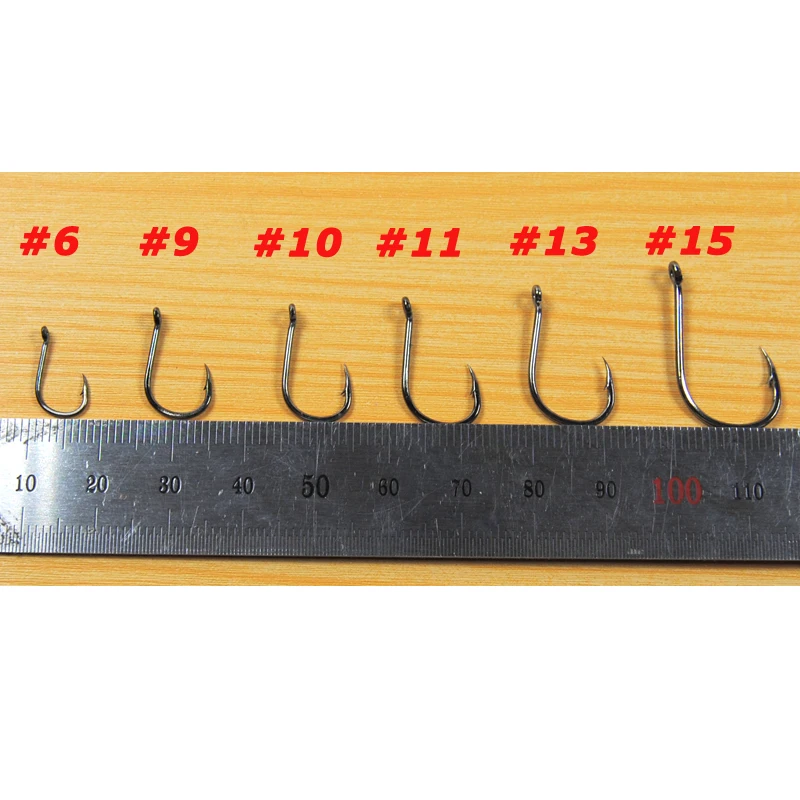 200PCS/lot Bulk Wholesale Fishing Hook High Carbon Steel Barbed Fish Hook with Eye Strong Sharp Saltwater Fresh Water Hooks 
200PCS/lot Bulk Wholesale Fishing Hook High Carbon Steel Barbed Fish Hook with Eye Strong Sharp Saltwater Fresh Water Hooks