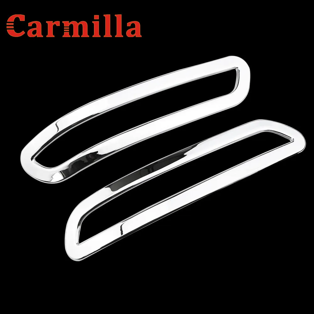 Carmilla 2pcs/set ABS Chrome Car Rear Fog Light Cover Lamp Sticker Trim For Toyota Innova 2016 2017 Accessories | Автомобили и