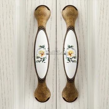 Designed 2PCS European Retro Ceramic Printing Kitchen Cabinet Door Handles Cupboard Wardrobe Drawer Cabinet Pulls Handles&Knobs
Designed 2PCS European Retro Ceramic Printing Kitchen Cabinet Door Handles Cupboard Wardrobe Drawer Cabinet Pulls Handles&Knobs