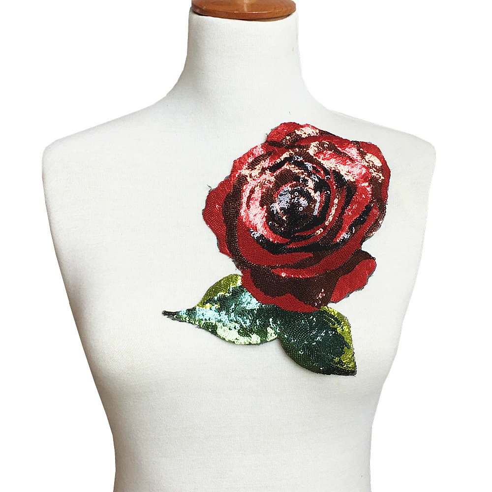 4pc Sew On Rose Flower Sequin Patch Flowers Applique Beaded Patches For Clothing Bag Appliques Parches Bordados 21x16cm AC1030
4pc Sew On Rose Flower Sequin Patch Flowers Applique Beaded Patches For Clothing Bag Appliques Parches Bordados 21x16cm AC1030