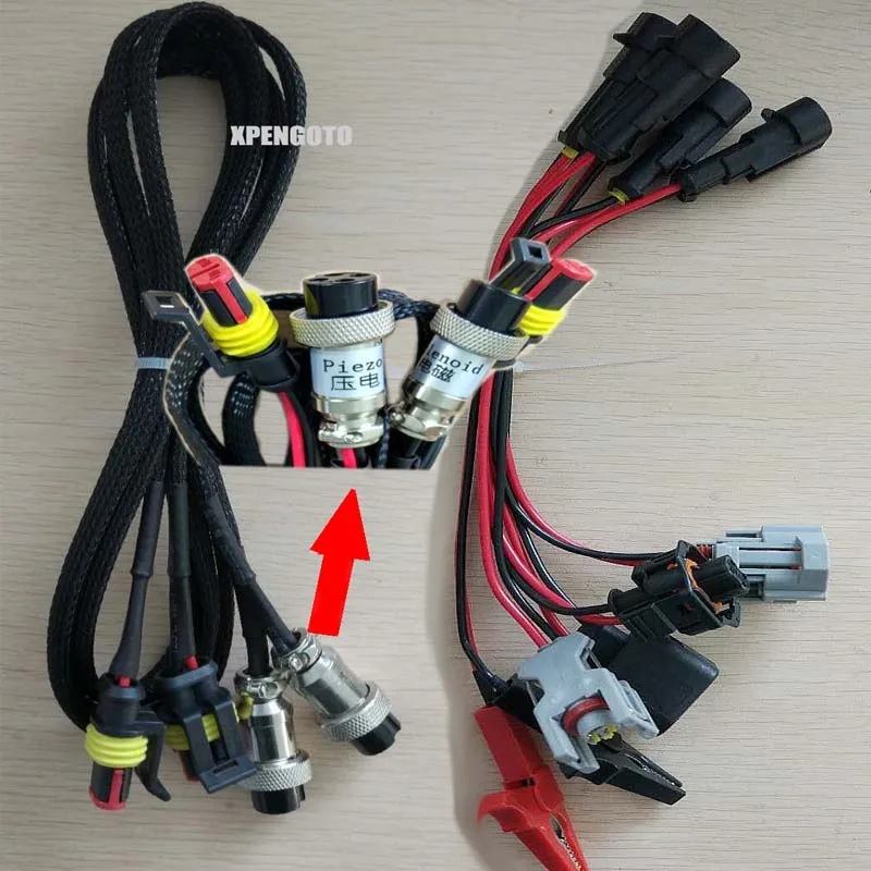 Common rail injector tester drive lines plug Kit electromagnetic piezo test data extension line for Common rail injector tester
Common rail injector tester drive lines plug Kit electromagnetic piezo test data extension line for Common rail injector tester