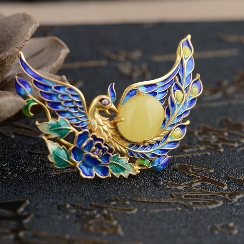 New woman pendant beeswax S925 pure silver Phoenix wear peony antique Shaolan female new technology
New woman pendant beeswax S925 pure silver Phoenix wear peony antique Shaolan female new technology