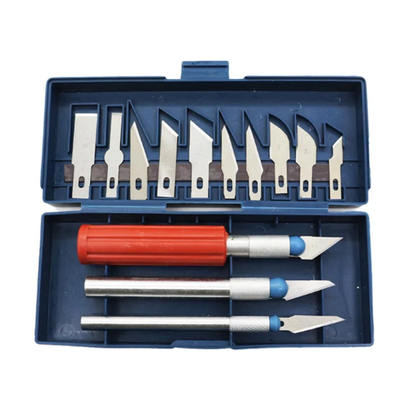 13pcs Portable Wood Carving Tools Fruit Food Craft Sculpture Engraving Scalpel DIY Cutting Tool Hand Tool Sets Random Color
13pcs Portable Wood Carving Tools Fruit Food Craft Sculpture Engraving Scalpel DIY Cutting Tool Hand Tool Sets Random Color