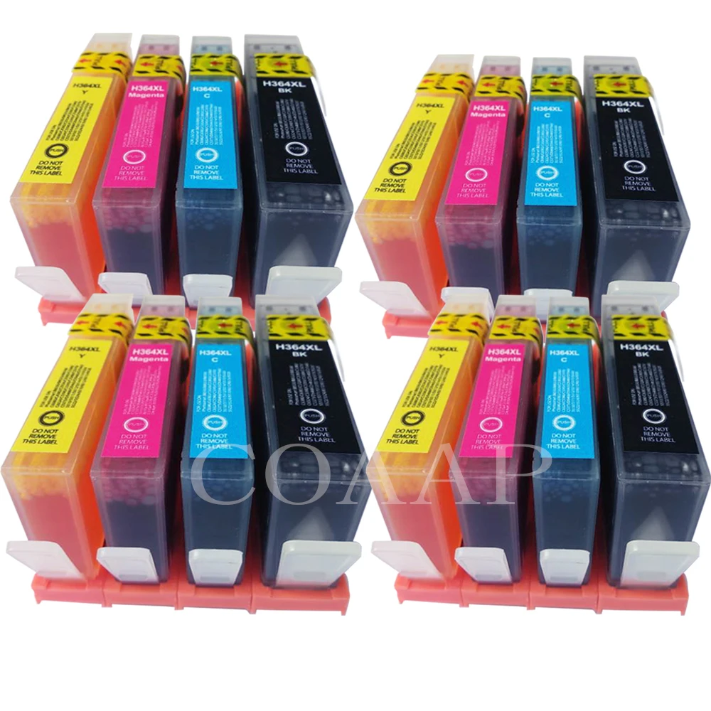 16x printer Compatible cartridges for HP 364 364XL Photosmart 5510 5515 5520 5522 6510 6520 with chip
16x printer Compatible cartridges for HP 364 364XL Photosmart 5510 5515 5520 5522 6510 6520 with chip
