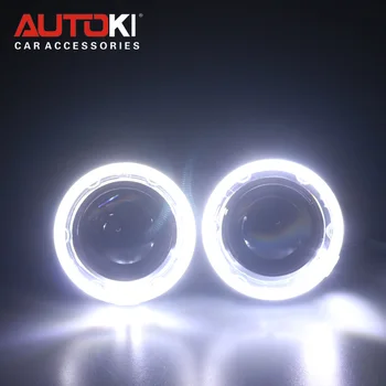 Autoki 2.5inch HID Car Bi xenon Projector Lens Headlight+GTI LED Angel Eyes Mask Halo DRL Headlight Retrofit DIY DIY H1 H4 H7
Autoki 2.5inch HID Car Bi xenon Projector Lens Headlight+GTI LED Angel Eyes Mask Halo DRL Headlight Retrofit DIY DIY H1 H4 H7