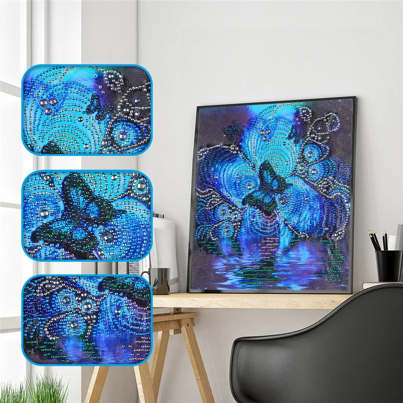 New special shaped Diamond 5D DIY Diamond Painting "Butterfly point water" Embroidery Cross Stitch Rhinestone Painting Gift
New special shaped Diamond 5D DIY Diamond Painting "Butterfly point water" Embroidery Cross Stitch Rhinestone Painting Gift