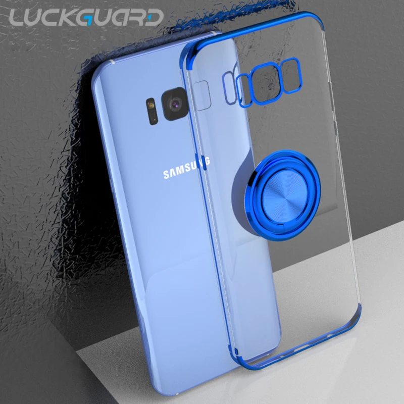 Plating Transparent Case For Samsung Galaxy S8 S9 S10 Plus Note 8 9 J4 J6 A7 A92018 J7 Prime Magnetic Ring Silicone Soft Cover
Plating Transparent Case For Samsung Galaxy S8 S9 S10 Plus Note 8 9 J4 J6 A7 A92018 J7 Prime Magnetic Ring Silicone Soft Cover