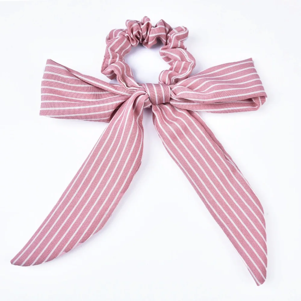 New Arrival Striped Bow detail Women Scarf Tie with Scrunchie for Women Hair Accessories Ponytial Holder
New Arrival Striped Bow detail Women Scarf Tie with Scrunchie for Women Hair Accessories Ponytial Holder