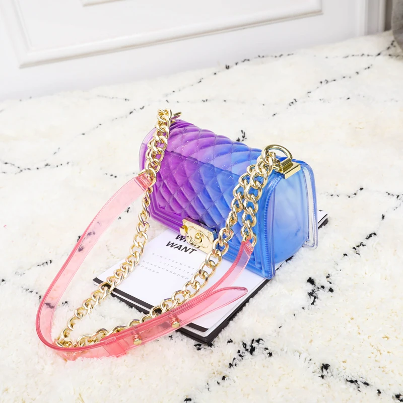 TIKO Summer PVC Candy Colored Luxury Woman Bag Jelly Designed Ladies Chain Handbags femme Women Crossbody Shoulder Messeng Bags
TIKO Summer PVC Candy Colored Luxury Woman Bag Jelly Designed Ladies Chain Handbags femme Women Crossbody Shoulder Messeng Bags