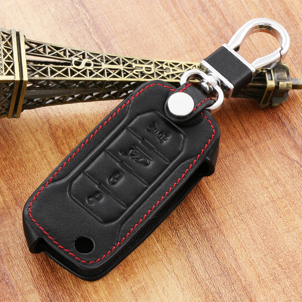 Car styling Genuine leather car key FOB Case Cover key chain for Jeep Renegade hard steel 2016 flip folding remote 4 button key
Car styling Genuine leather car key FOB Case Cover key chain for Jeep Renegade hard steel 2016 flip folding remote 4 button key
