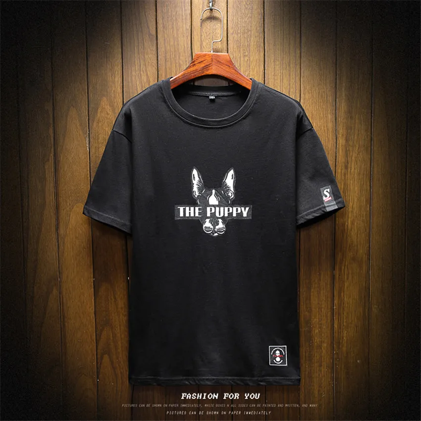 2018 Korean Fashion Men's New Summer Casual Round Neck Large Size Mens T shirt Chest Printed Black Dog Head Pattern Men T shirt
2018 Korean Fashion Men's New Summer Casual Round Neck Large Size Mens T shirt Chest Printed Black Dog Head Pattern Men T shirt
