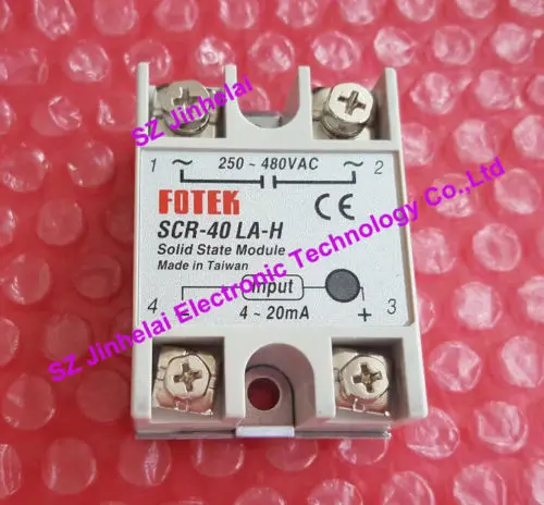 FOTEK SCR-40LA-H Authentic original Solid state relay Current type adjusting voltage module ,250-480VAC,4-20mA
FOTEK SCR-40LA-H Authentic original Solid state relay Current type adjusting voltage module ,250-480VAC,4-20mA